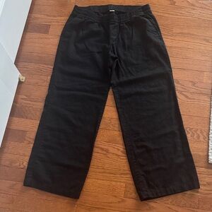 Old Navy women linen straight leg pants